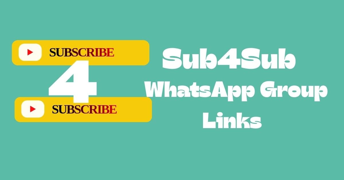 Sub4Sub WhatsApp Group Links